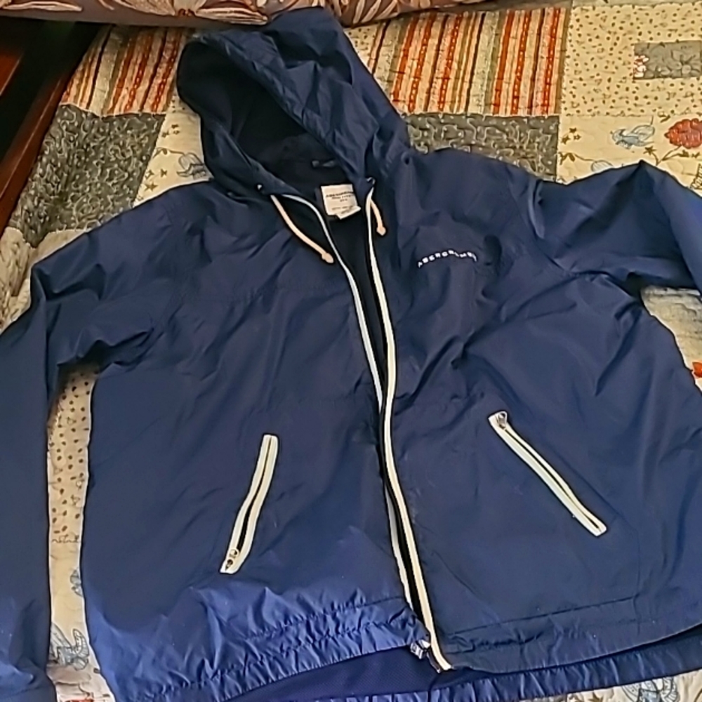 Womans ABERCROMBIE & FITCH Windbreaker Hoodie M